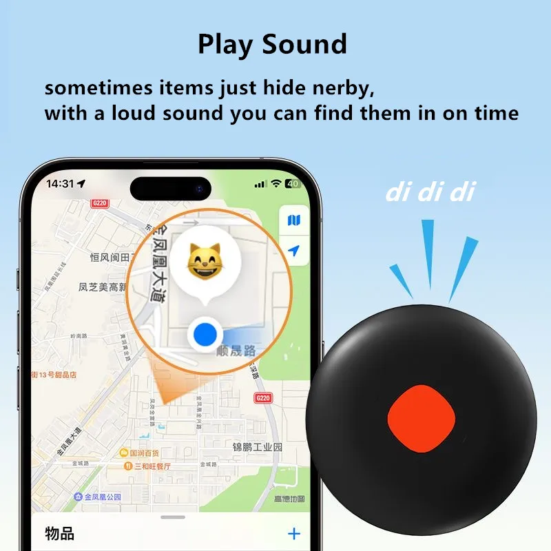 Bluetooth Smart Tags Anti-lost GPS Tracker AirTag Work Find My APP Tracking Locator Global positioning Device Search Finder item
