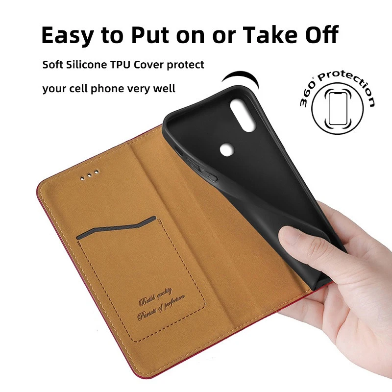 Wallet Phone Case for Xiaomi Redmi Note 8T 5A 4X Pro