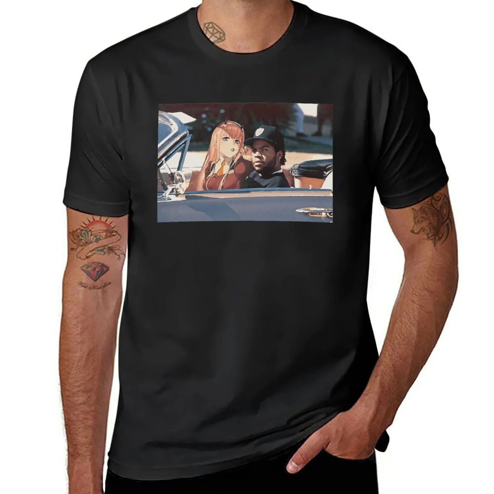 

New Driving with my Darling T-Shirt graphic t shirt summer tops customized t shirts mens graphic t-shirts funny