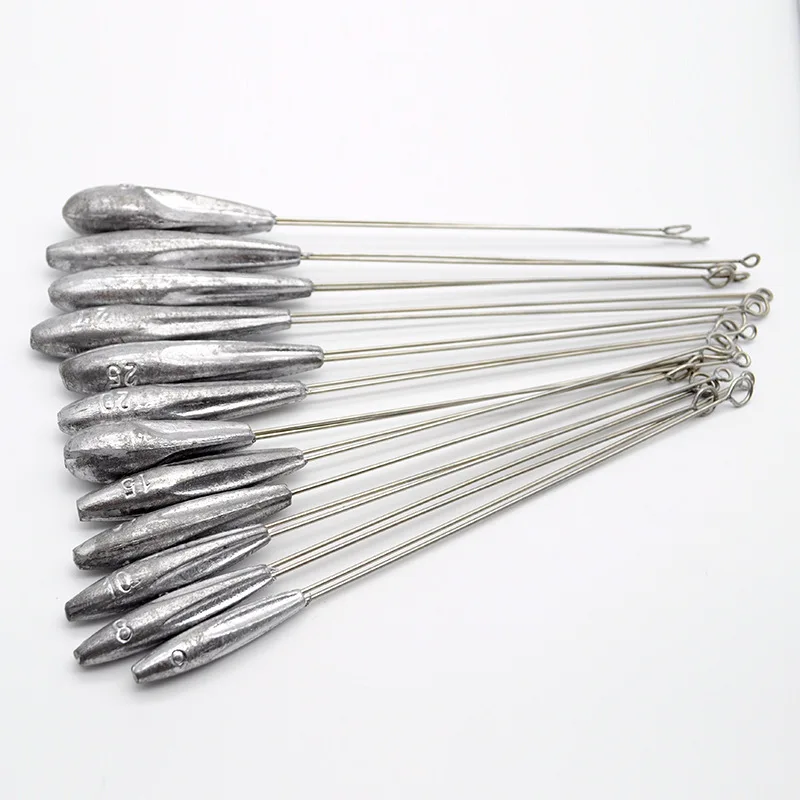 25pcsFishingWeightsSinkerSaltwaterFishingSinkerBalanceLong