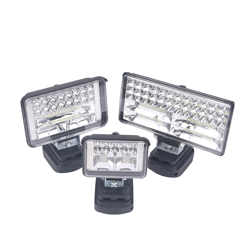 

18V LED Flashlight Outdoors Spotlight Light for Makita BL1430 BL1830 Lithium Battery USB Outdoor Lighting