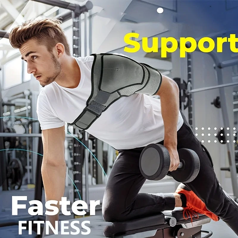 Enhanced Shoulder Support with Rotator Cuff Assistance and Compression Sleeve