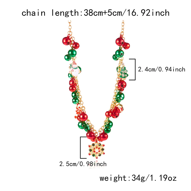 GANPUP Weihnachtskollektion Halskette für Damen, modisch, Winter, Weihnachten, Schneemann, Handschuh, Anhänger, Halskette, Halskette, Schmuck, Geschenk – Detail 17