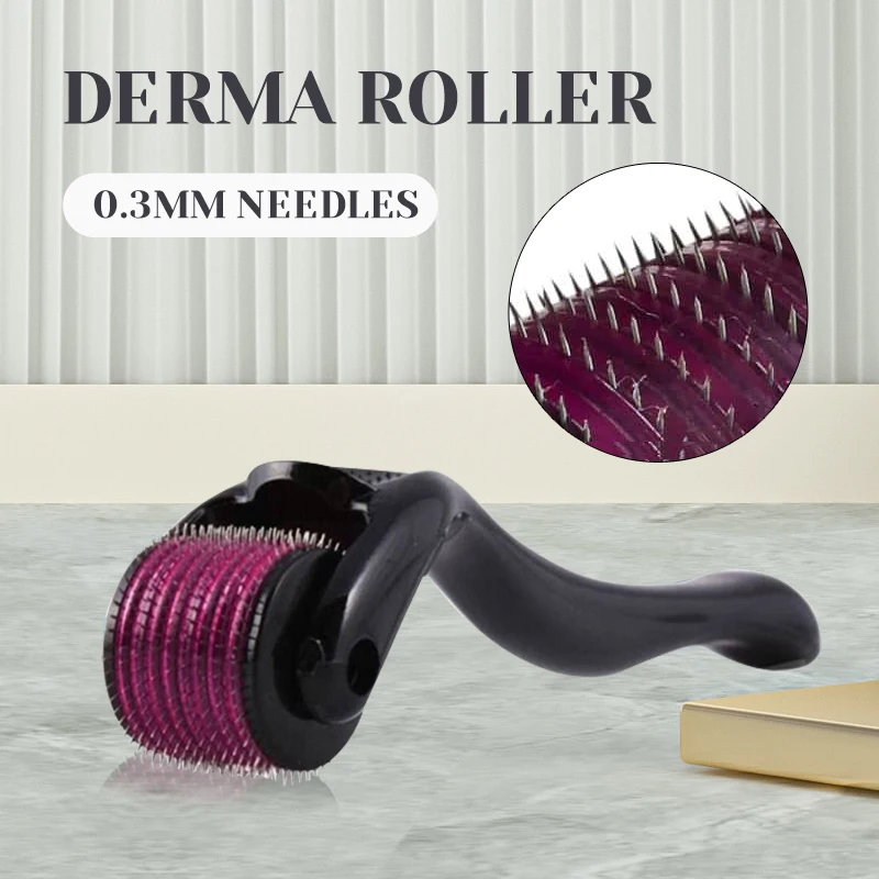 540 Derma Roller Microniddle Roller For Hair Growth 0.2/0.25/0.3mm Needle Length Skin Care Tool Titanium