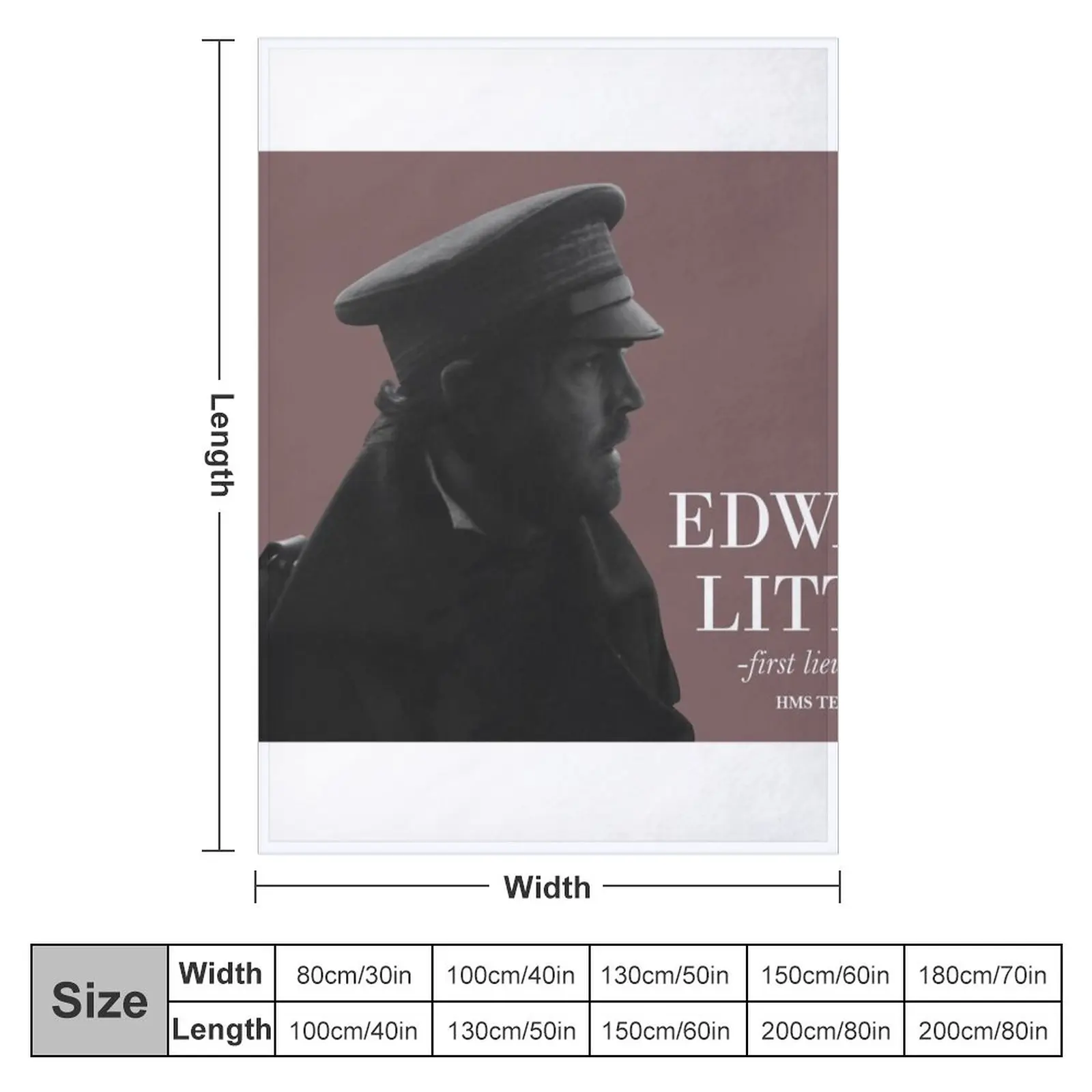 The Terror: The Chain of Command- Edward Little Throw ���, ���Ÿ� ķ�� ���, ���ſ� ���,  ���