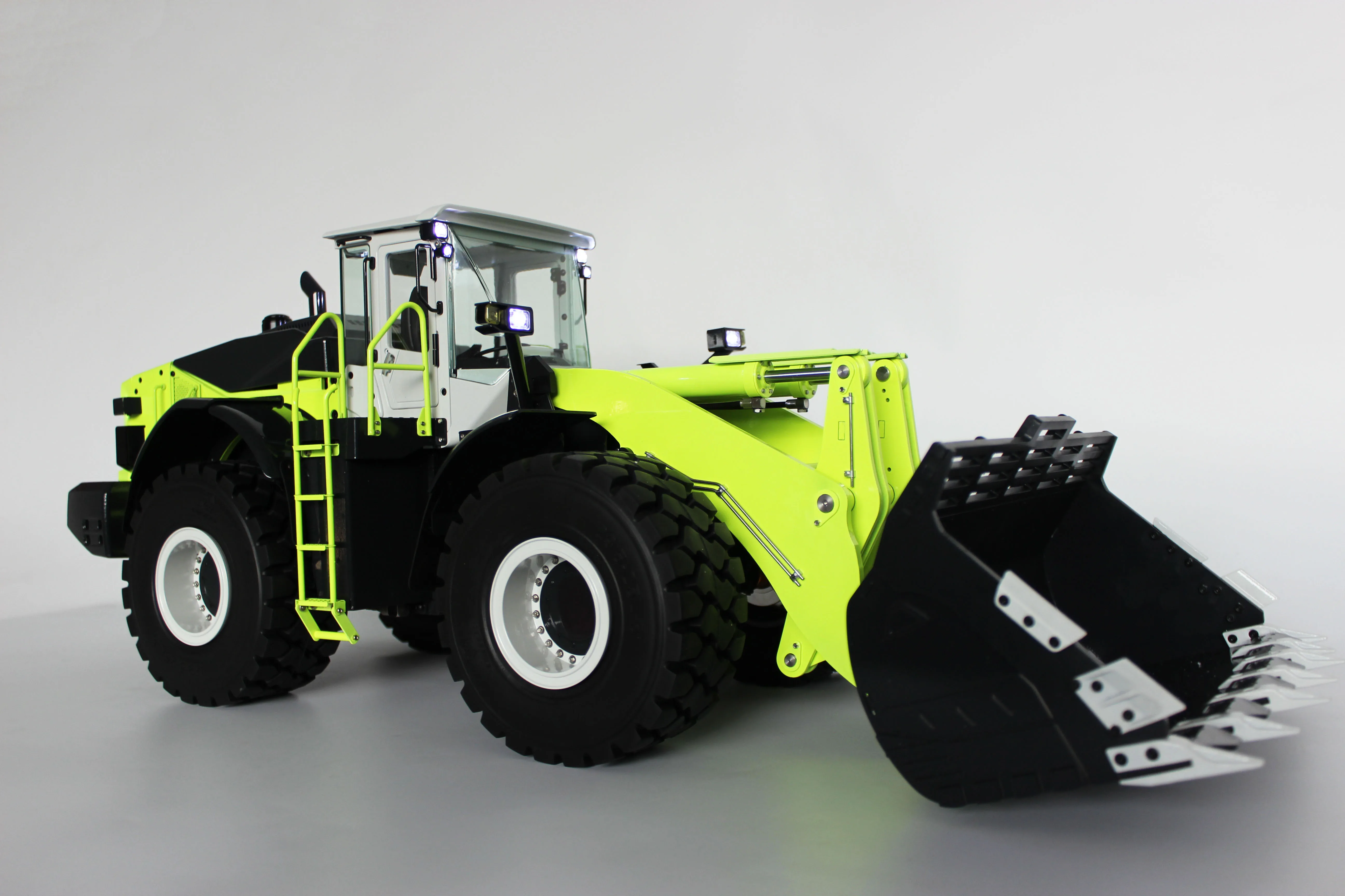 Full Metal 1/14 Rc Hydraulic Wheel Loader Model ZW370/Remote Control Car 2