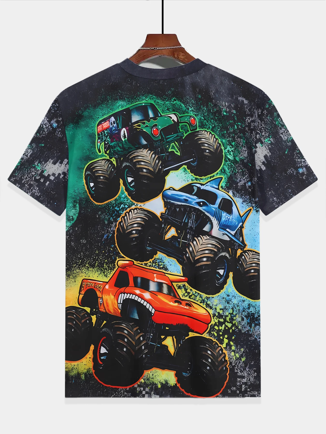 Clothing for Boys Clothes Monster Jam Boys T Shirts Clothes Child Boy Child Tee Shirt T-shirts for Children Short Sleeve Tops 3