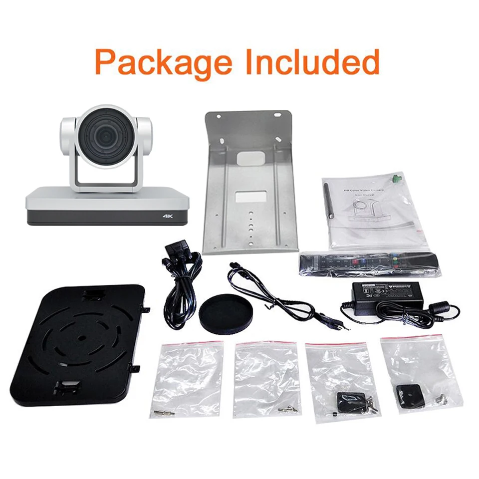PTZ Conference Camera 4K NDI Video 12/25x/31X USB HDMI SDI LAN Suitable for Webcast Teaching Medical Communication Support POE