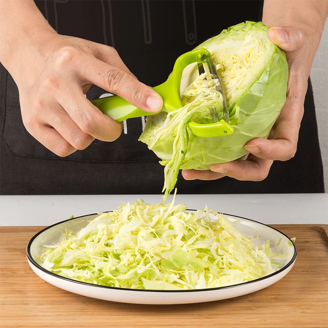 Stainless Steel Potato Peeler Cabbage Lettuce Head Grater Shredder Slicer  Salad