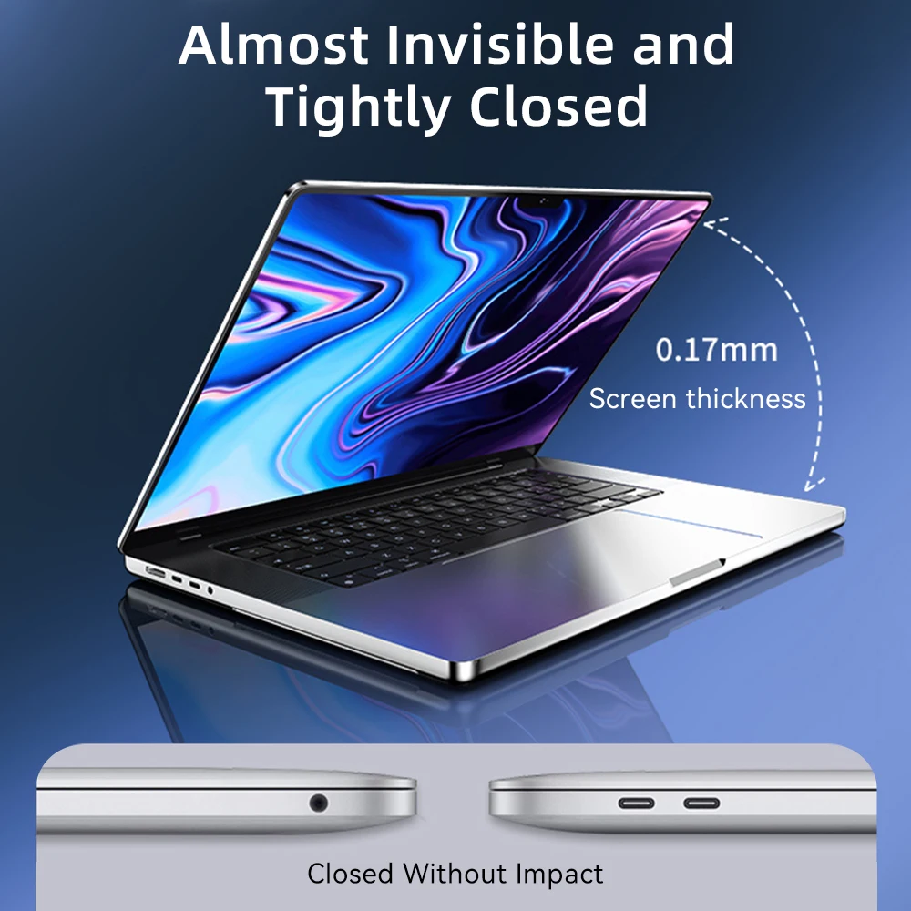 Filme Protetor de Tela Magnético de Alta Definição para Macbook m1 m2 Air A2337 A2681 A2442 Pro14 13 16 A2485 2023 - Imagem 6