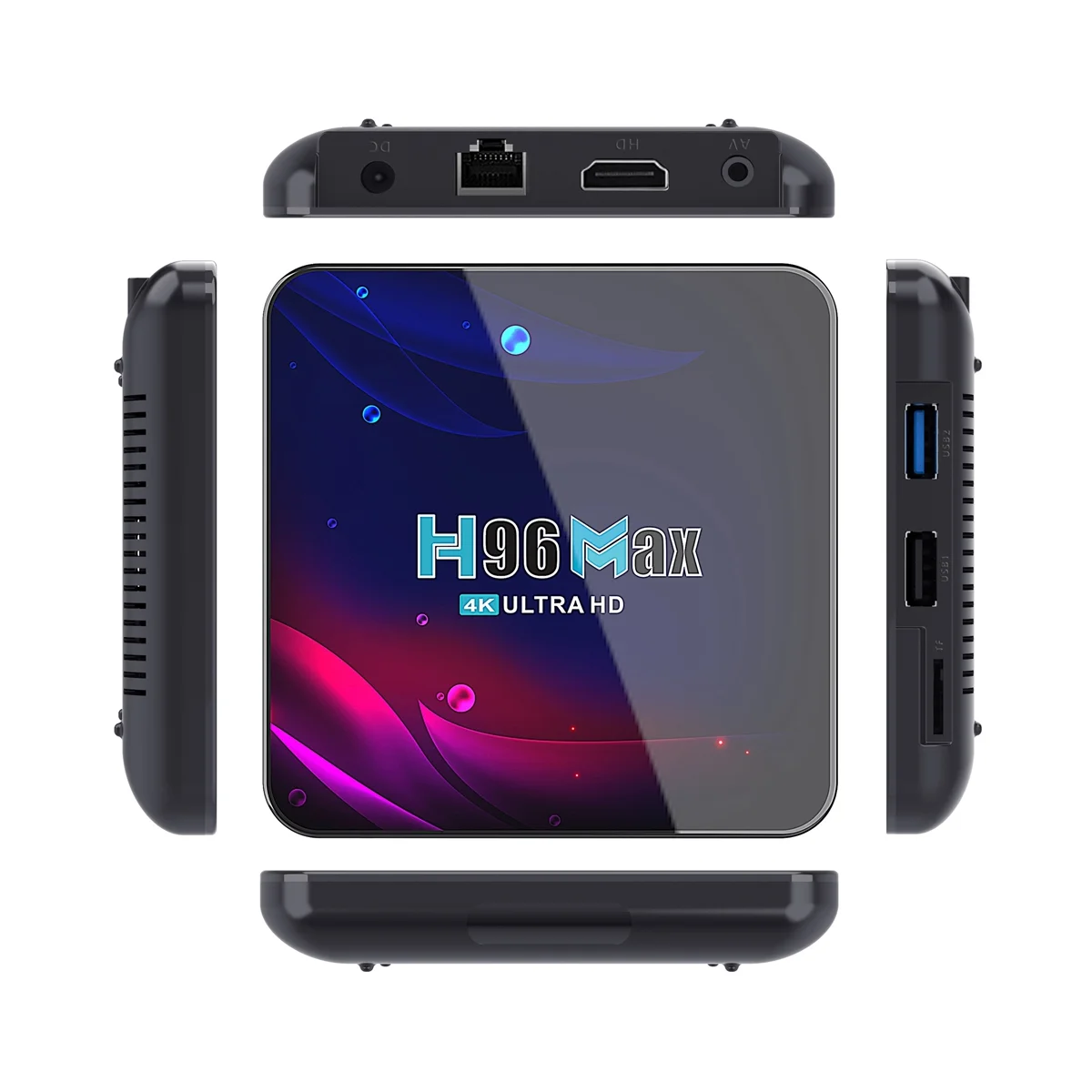 

H96 Max Android 11 Smart TV Box 4K Hd Smart 5G Wifi Bluetooth Receiver Media Player HDR USB3.0 Tv Box EU Plug