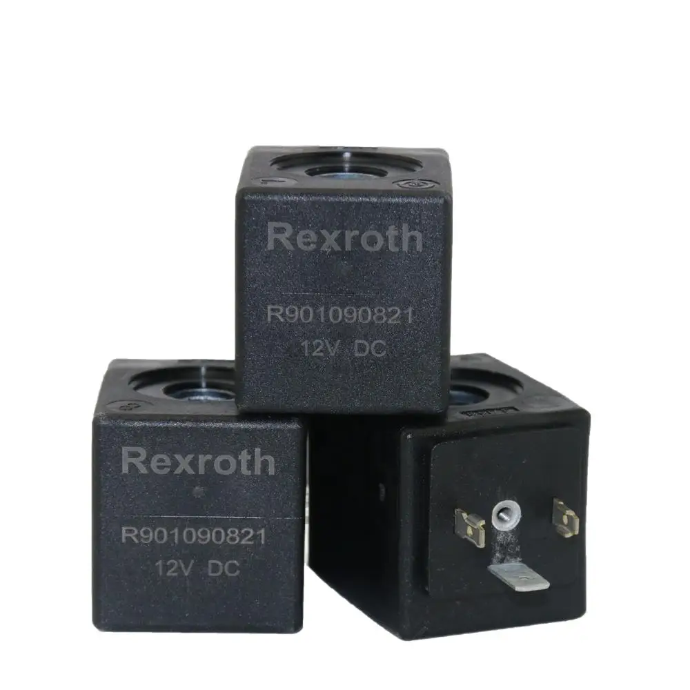 

excavator part solenoid valve coil Rexroth-12VDC for hydraulic main pump R901090821