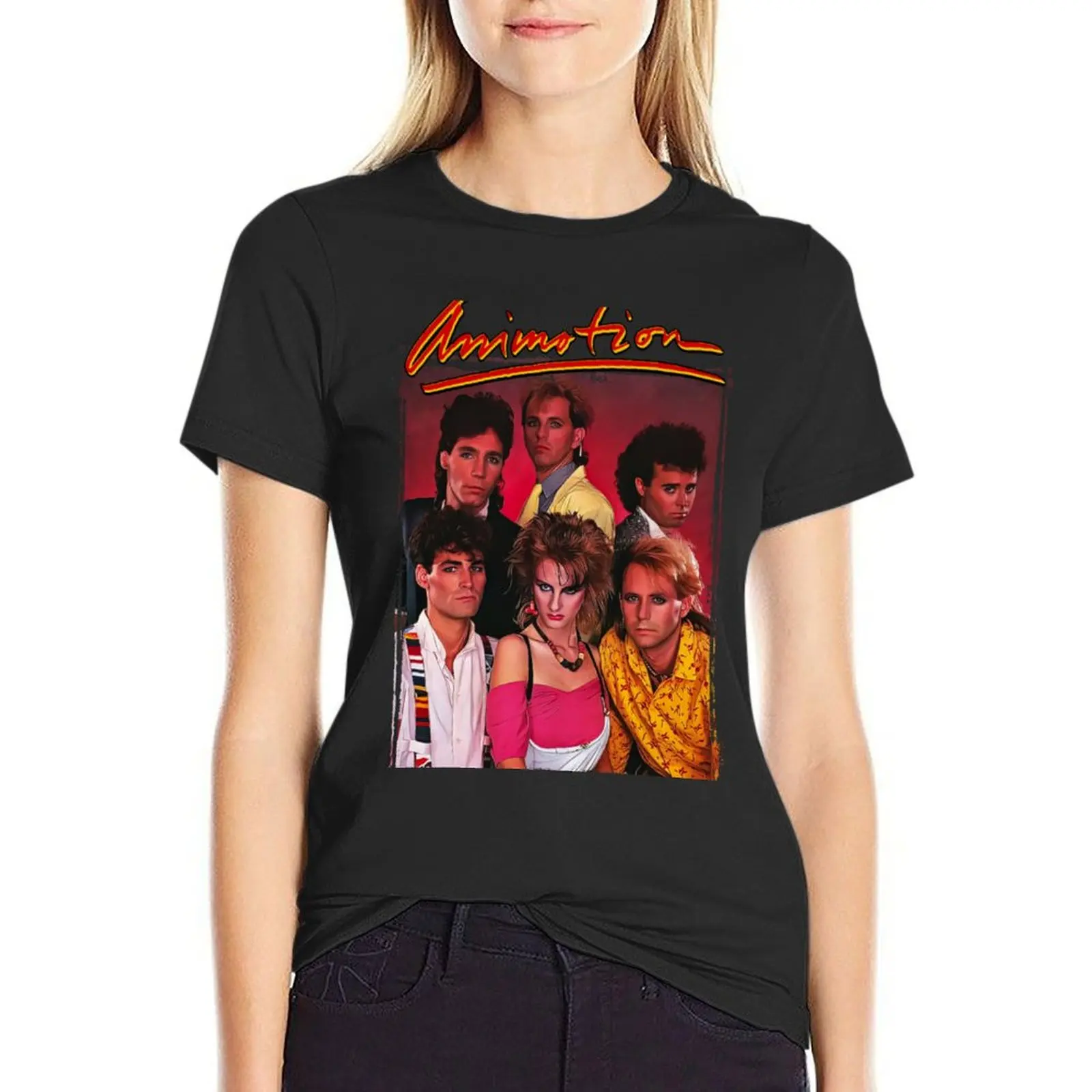 

Animotion Band T-shirt summer clothes tees cute t-shirts for Women