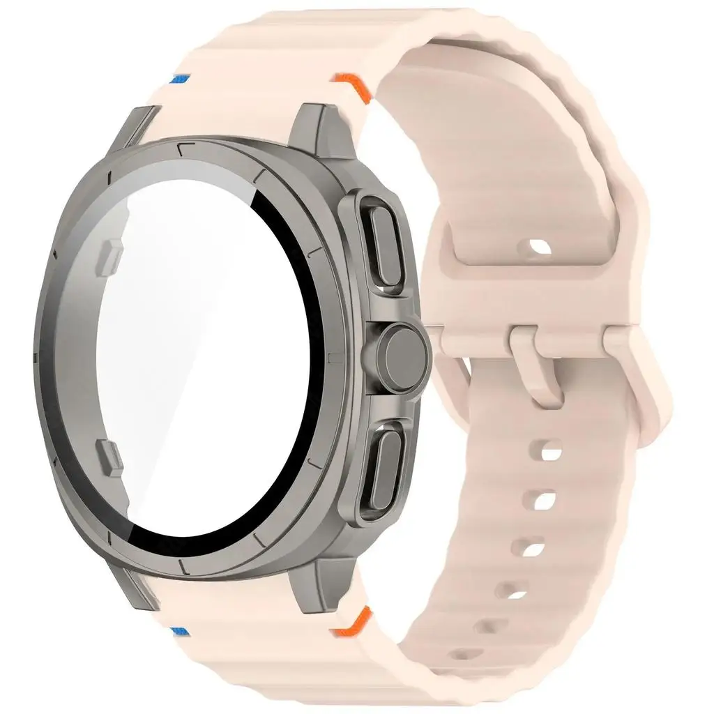 Premium Silicone Bracelet with Stylish Protective Case