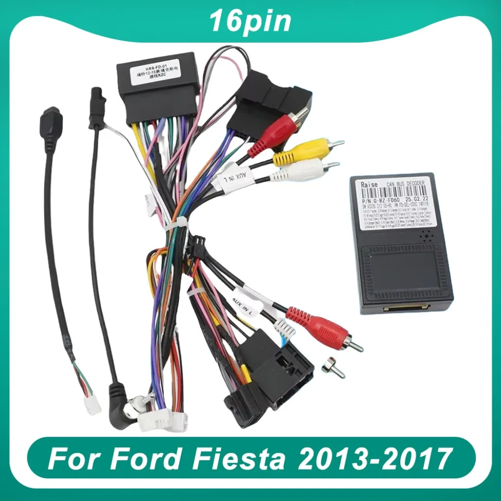 16 Pin Power Cable Canbus Box for Ford Focus 2011-2019 Fiesta Edge