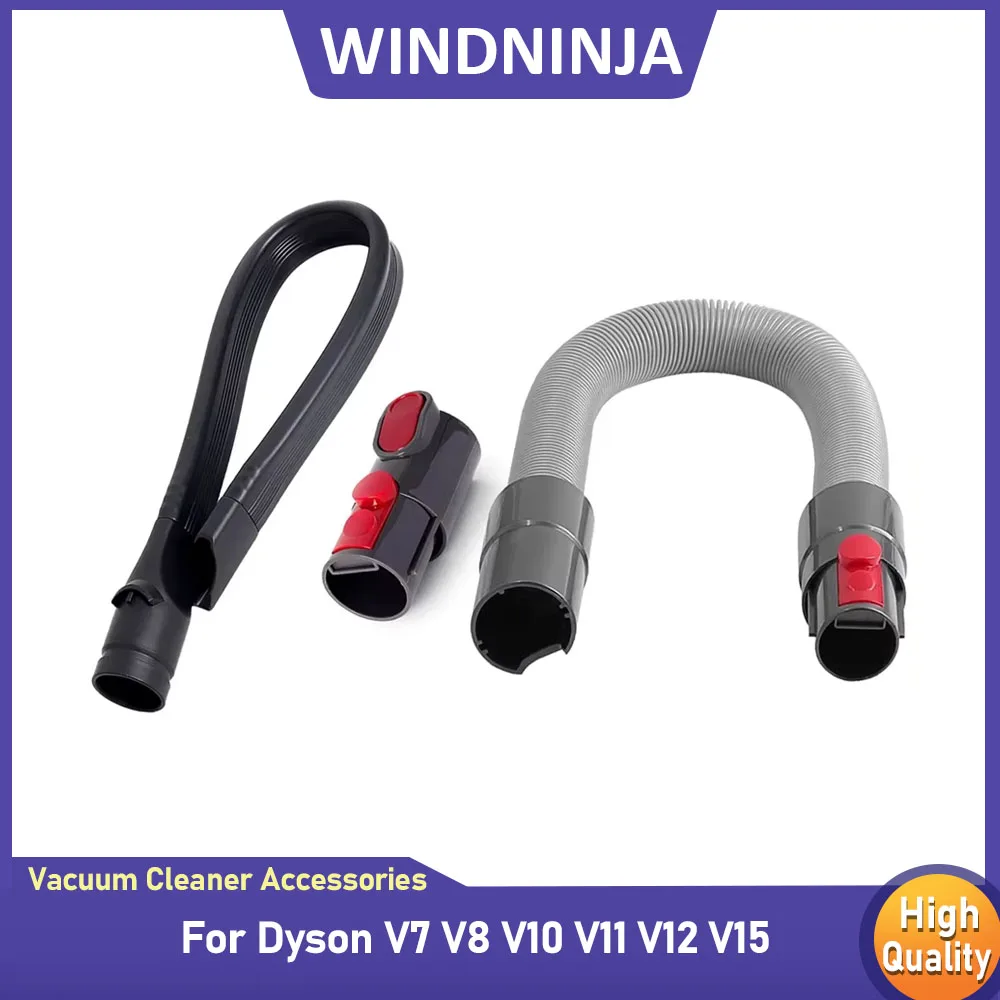 Extension Hose Parts Replacement Kit for Dyson Vacuum Cleaner V7 V8 V10 V11 V12 V15 Adapter Hose Flexible Crevice Cleaning Tool