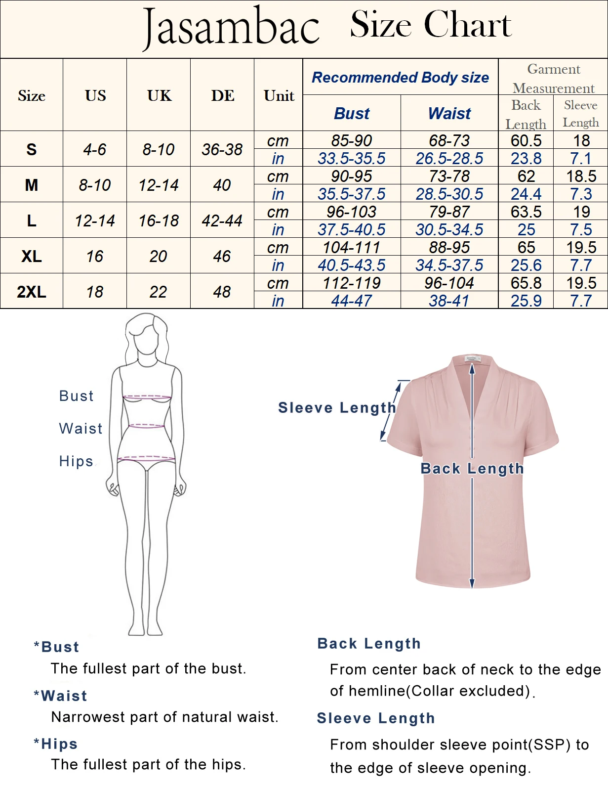 Jasambac Shirt Women V-Neck Blouse OL Comfy Short-Sleeve Pullover Tops Summer Blouses Female Causal T-Shirts Blusas Femininas