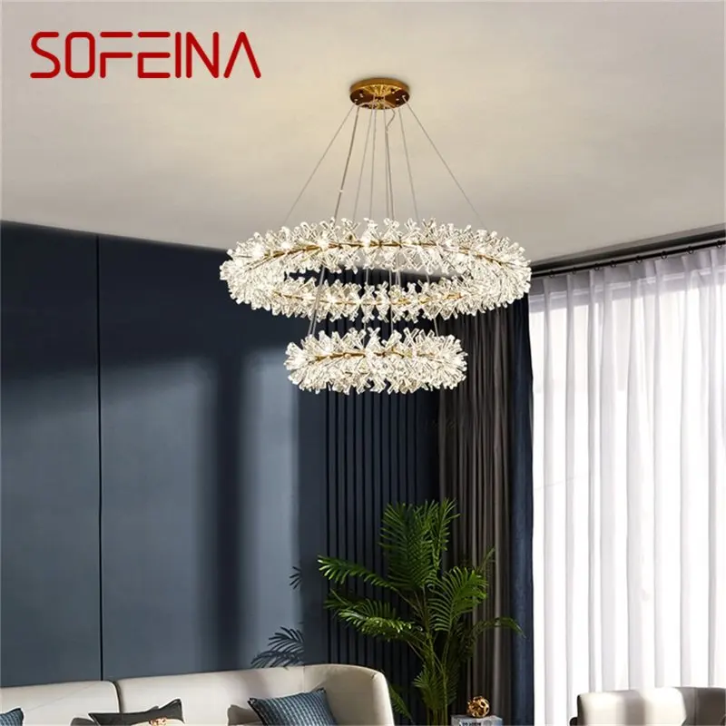 

SOFEINA Chandelier Pendant Lamp Postmodern Creative Branch Home LED Light Fixture for Living Dining Room