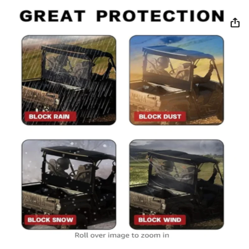 Yamaha Rhino  Massimo UTV ε巯 ĸ  ǵ, PVC  ũ, پ ü, 
