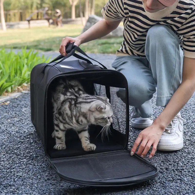 

Pet Carriers Bag For Cat Portable Shoulder Bag Transport Puppy Carrier Cat Dog Carrier Breathable Outdoor Travel Bags Pet Supply