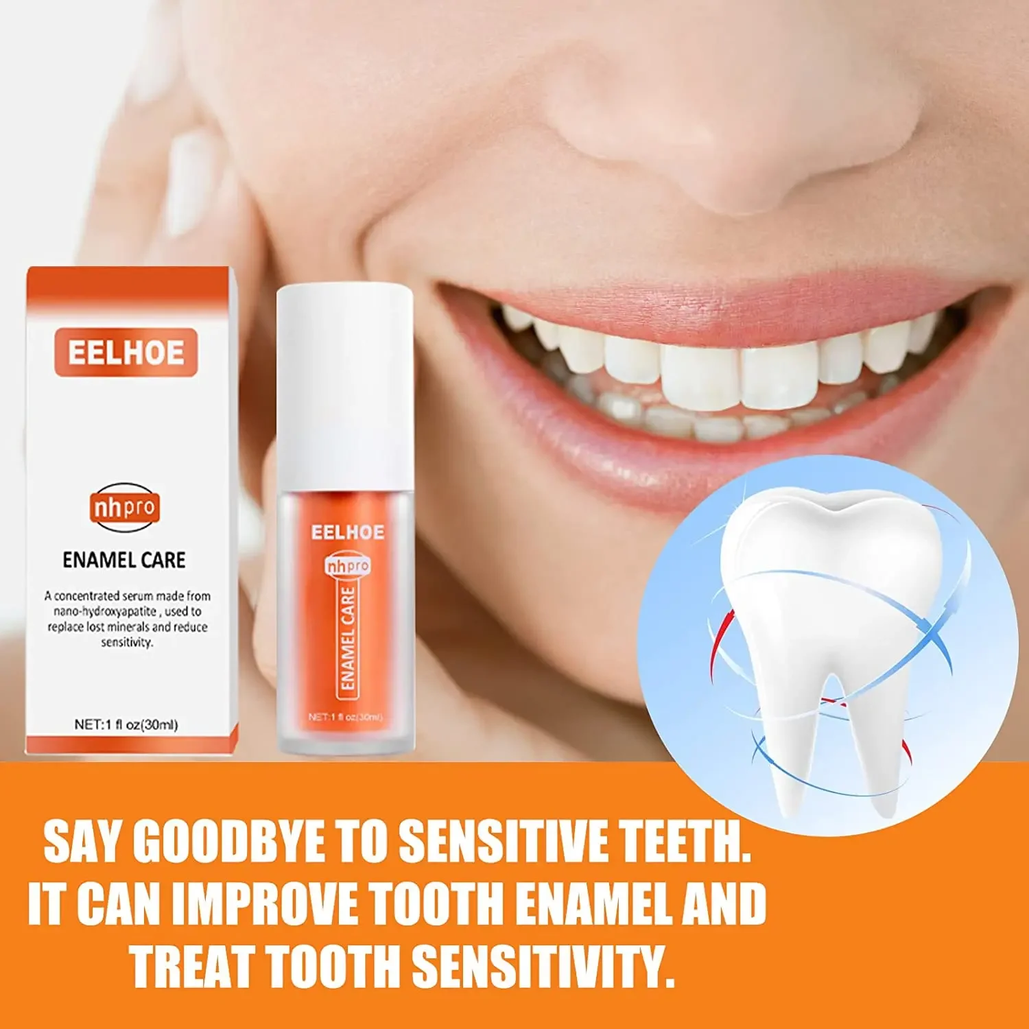 Sdutter Eelhoe V34 Dentifricio Riparazione Sbiancamento Dei Denti Macchie Detergenti Pulizia Orale Viola Arancione Colore Correttore Dentifricio N
