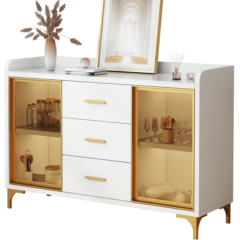 Kitchen Organizer Furniture Built Cabinet Room Cabinet Unfinished Cupboards Wooden Closet Organiser Metal Storage Cabinete Black 4