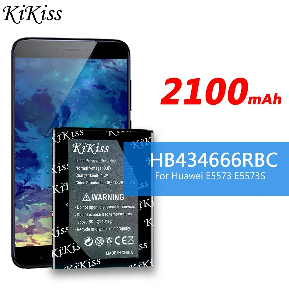 Batteria Kikiss Muslimah 2100Mah Per Huawei Router E5573 E5573S E5573S-32 E5573S-320 E5573S-606 E5573S-806 Telefono Cellulare