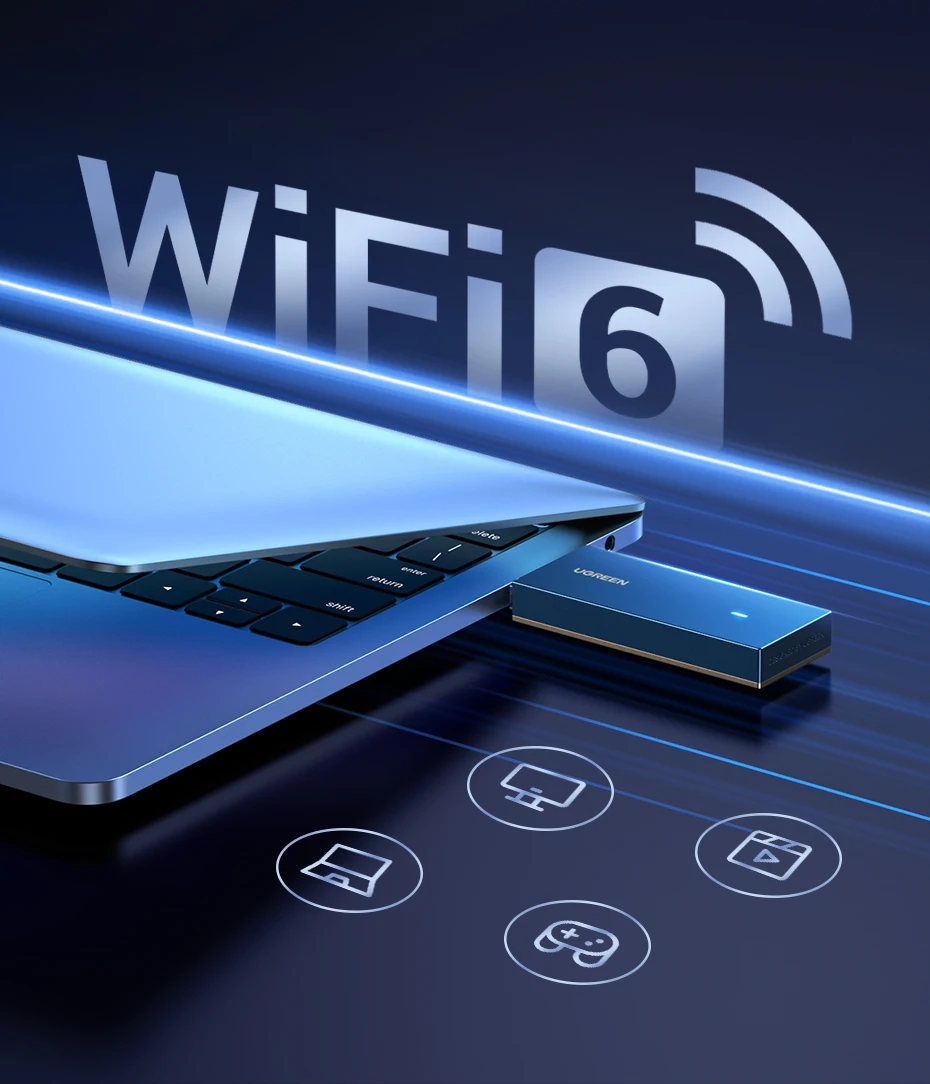 & 2.4g dupla-faixa usb wifi para windows
