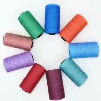 3-Strand Nylon Thread Twisted String Hook Line, Woven Crochet Hat Shoes Line, Car Cushion, Ice Silk Wool Thread, 100g, 1Pc 2