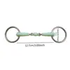 Horse Bit Gear Outdoor Sports Length 127mm Rubber Wrapped Horse Snaffle Bit 6