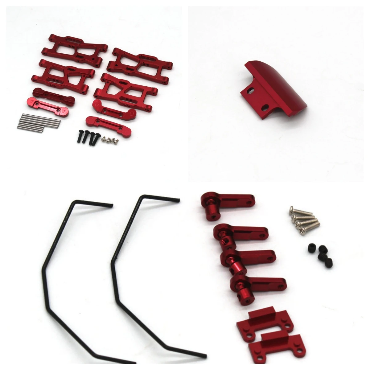 KIMISS RC Servo numérique de Direction en Plastique à Faible Bruit et Haute Charge avec Bras, Universel pour modèles 124016 124017 144010 1/14