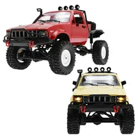 Wpl C14 1/16 Rc Pick Car 2.4g 4wd Off Road Rc Military Car Rock Crawler Truck Handle Full Proportional Control Rtr Rc Truck Toys 1