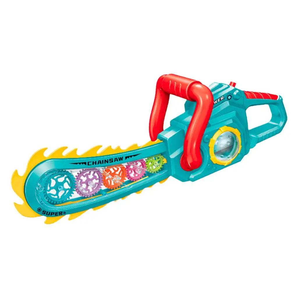 Kids Repair Toys Plastic Construction Toys Kids Construction Toys Kids Pretend Play Set Home Repair Toys Electric Gear Chainsaw Light Music for Girls Boys Play Tool Toy
