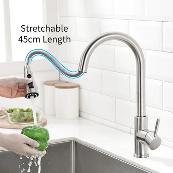 สมาร์ท Touch ก๊อกน้ําห้องครัวเครนสําหรับ Sensor Kitchen Water Tap Sink Mixer หมุน Touch ก๊อกน้ํา Sensor Water Mixer KH-1005 2