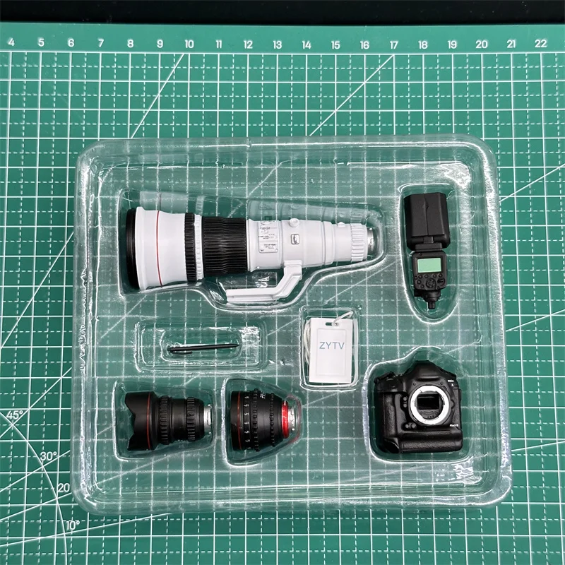 ZY-TOYS 1/6フィギュア用デジタル一眼レフカメラミニチュアZY16-20 ZYTOYS 1/6 Scale Camera ZY16-20 Miniature Model for 12inch