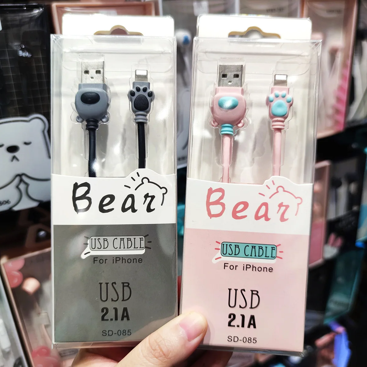 Симпатичный Usb-кабель для iphone кабель быстрой зарядки 11 12 13 pro max Xs Xr X SE 8 7 6 plus 6s 5 ipad air