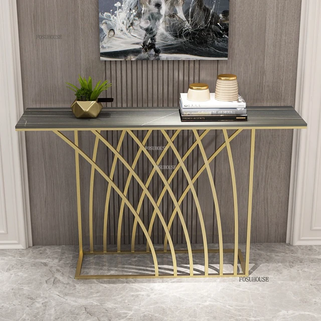 Iron Slate Console Tables Iron Slate Console Tables
