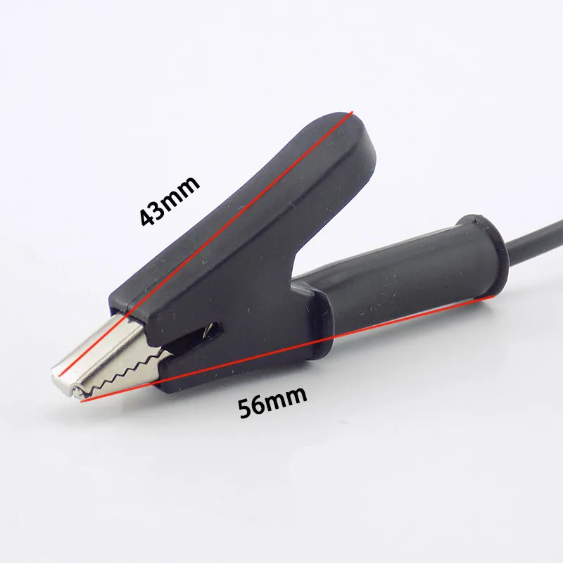 1M Alligator Clip to Banana Plug Test Cable Wire Silicone for Probe Multimeter double end Crocodile electric diy