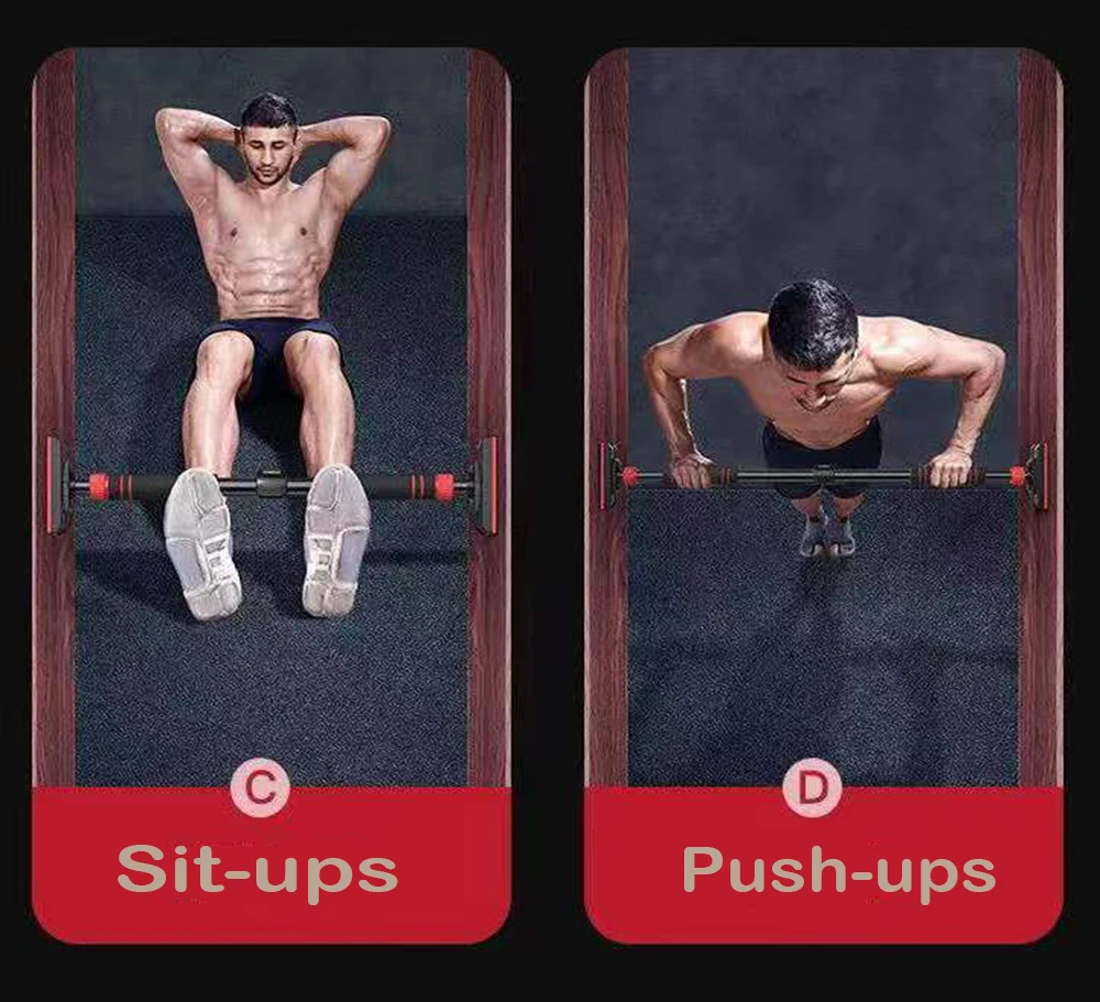 Optrekstang in trainingsopstelling