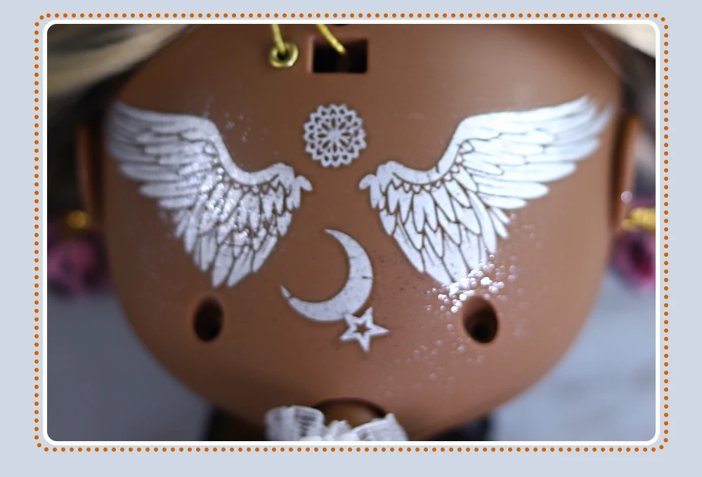 Eloise – Premium Custom Neo Blythe Doll with Multi-Color Hair, Black Skin & Matte Cute Face 22