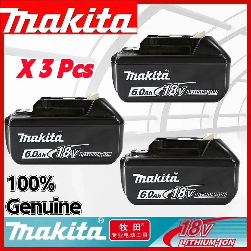 18V 5/6/9Ah makita Battery Li-Ion Battery charger For rechargeable large capacity Power Tools Replacement