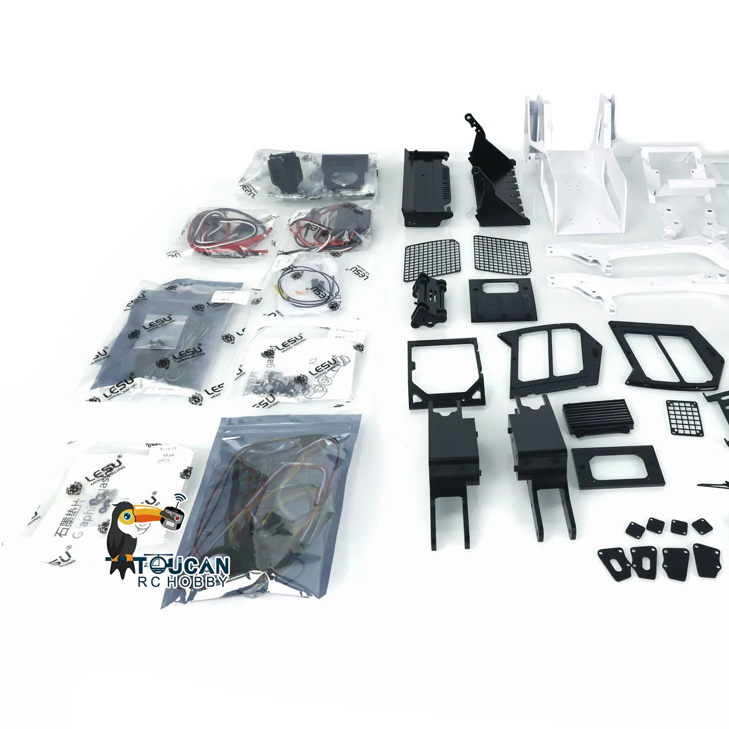 LESU Aoue LT5 RC Hydraulic Loader Painted KIT 1/14 Scale Skid-Steer Tracked Car Construction Vehicle Light Sound Model THZH1352 5