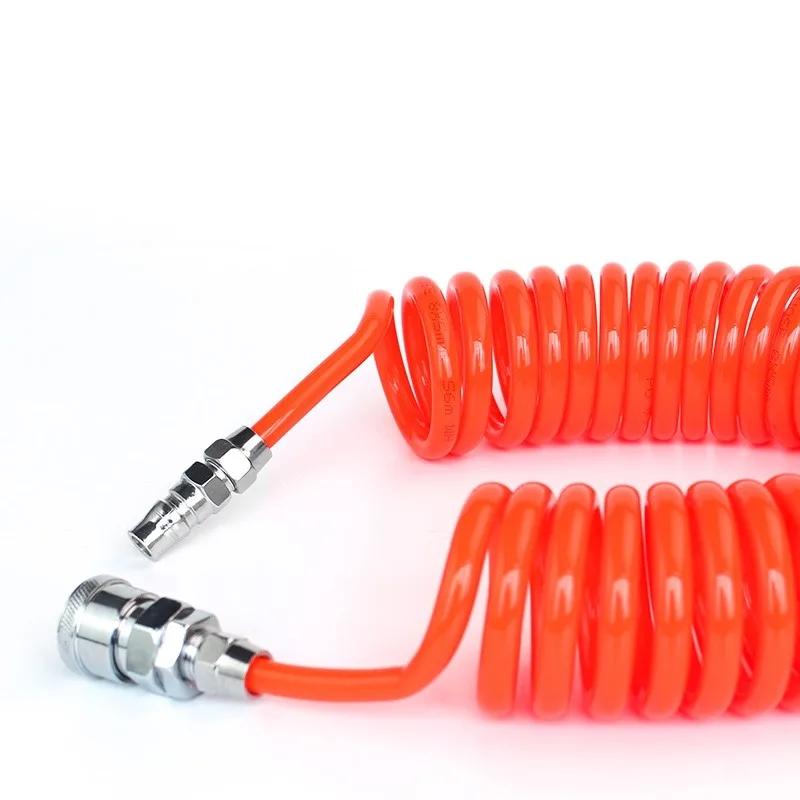 Compressor Hose 8*5mm Telescopic Hose Pu High Pressure Cleaning Spray Gun Air Duster Blow Spring Tube Pipe 3
