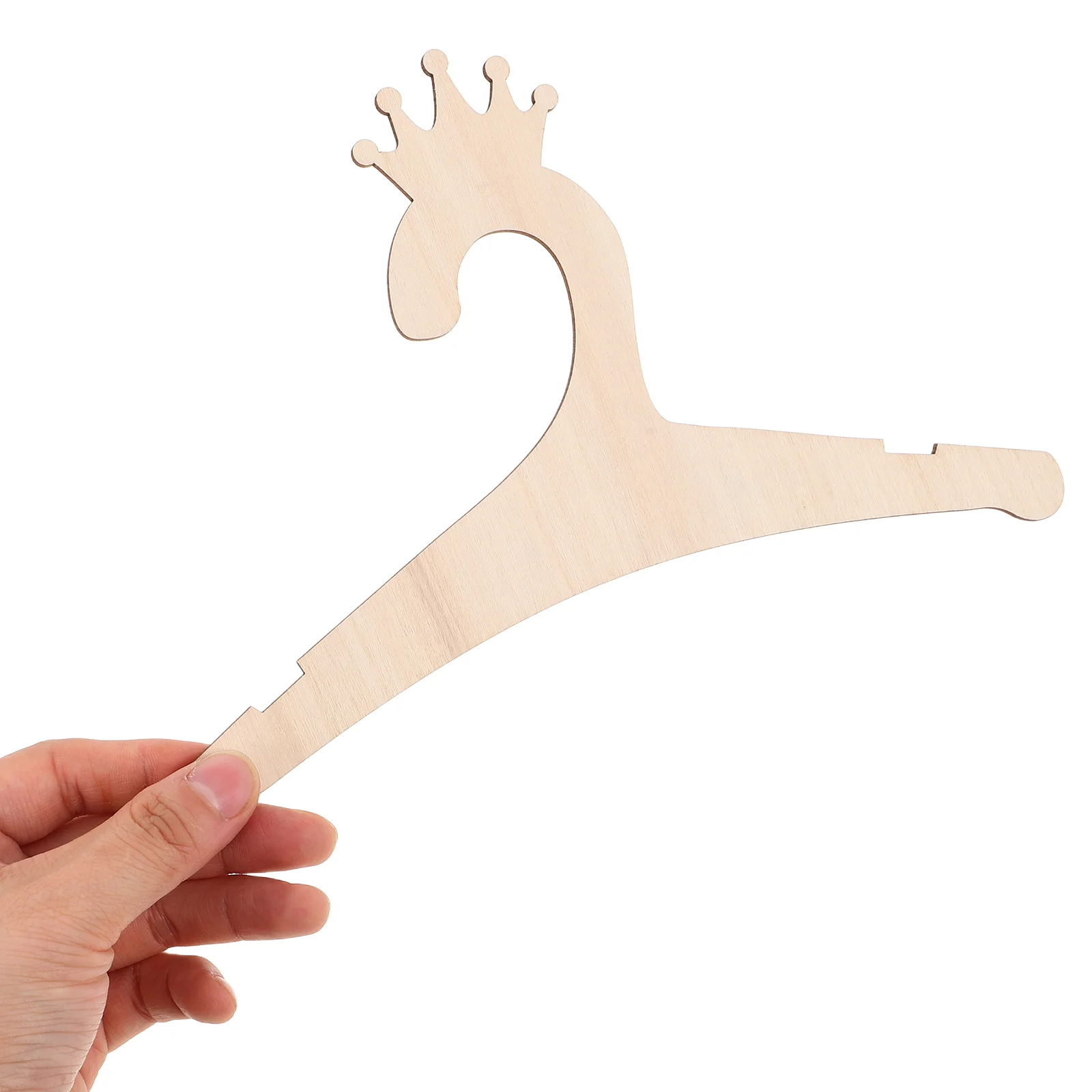5 PCS Wooden Children's Clothes Hanger Kids Coat Hangers Childrens Organizer Baby for Closet
