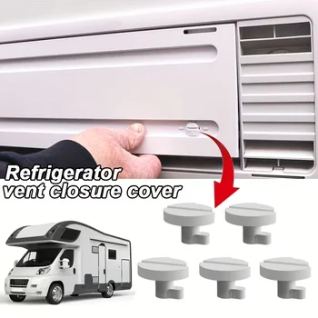 5 Pezzi di Coperture/Clip per Chiusura Ventilazione Frigorifero Dometic RV, Guarnizione per Risparmio Energetico e Mantenimento dell'Aria Fredda