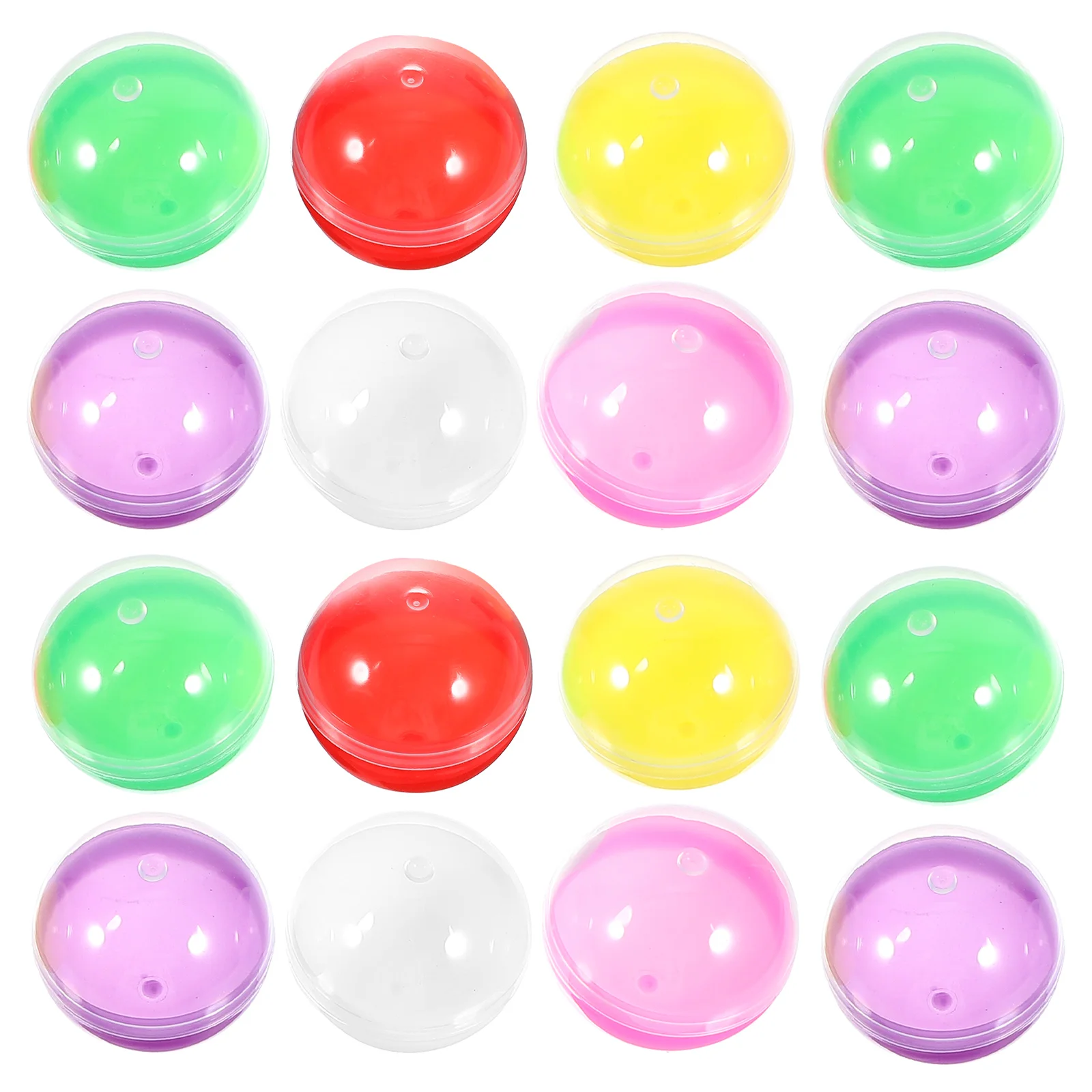 

28mm Plastic Fillable Balls Openable Storage Packing Balls Funny Colored DIY Balls Colorful Balls Multi-use Twisted Balls