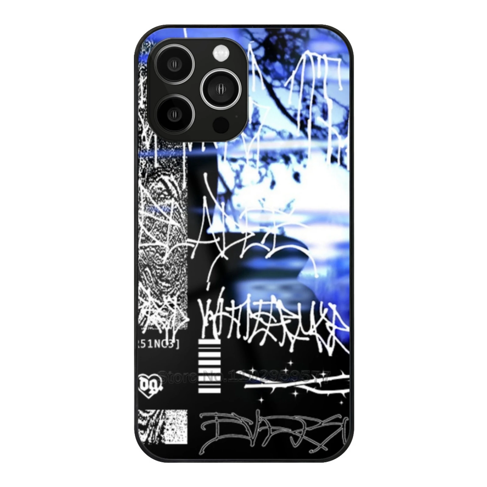 

Who Goes There Tempered Glass Case For Iphone 11 12 13 14 15 Pro Max Mini 7 8 X Xr Xs Plus Phone Cover Bladee Drain Gang Drain