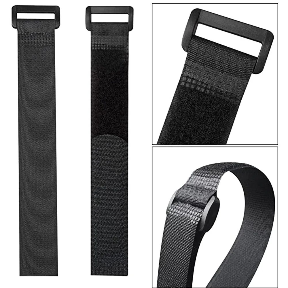 5PCS 2*50cm Reusable Fastening Bike Tie Nylon Hook & Loop Durable Multil Purpose Self-adhesive Strap Cable Ties