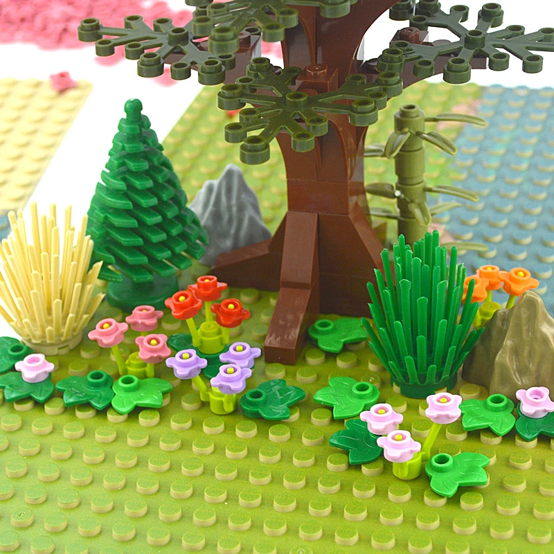 City Friend Creative Building Blocks Set - Plant and Tree Accessories