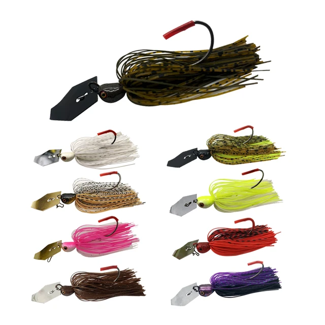 Johncoo 9g Chatter Bait Spinner Bait Weedless Fishing Lure Buzzbait Wobbler  Chatterbait For Bass Pike Walleye Fish - Fishing Lures - AliExpress